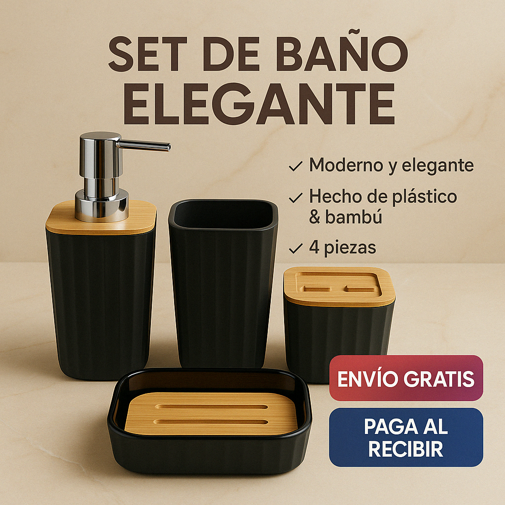Kit de baño de lujo